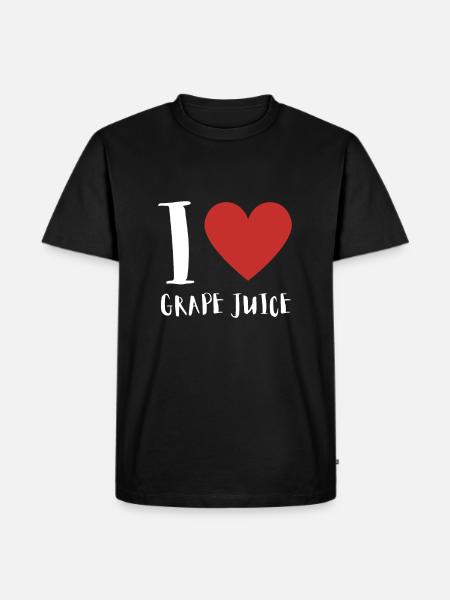 Organic Grape Juice Bottles - Men's Premium Organic T-Shirt - black