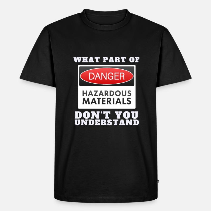 Uranium Fission Nuclear Engineering Theme - Männer Premium Bio T-Shirt - Schwarz