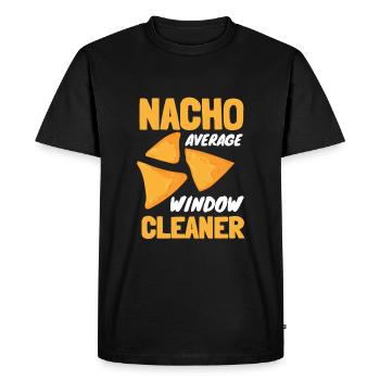 Window Cleaner Services Car Window Cleaning Window - Men's Premium Organic T-Shirt - black - Front - Nico (187cm)