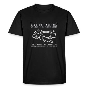 Mobile Car Polisher Waxer Interior Car Detailer - Men's Premium Organic T-Shirt - black - Front - Nico (187cm)