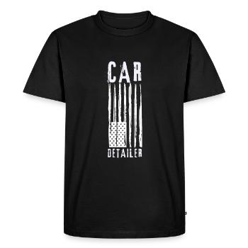 Mobile Car Polisher Waxer Interior Car Detailer - Men's Premium Organic T-Shirt - black - Front - Nico (187cm)