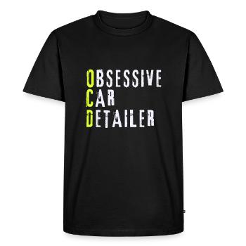 Mobile Car Polisher Waxer Interior Car Detailer - Men's Premium Organic T-Shirt - black - Front - Nico (187cm)