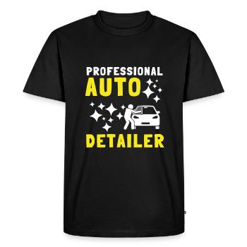 Mobile Car Polisher Waxer Interior Car Detailer - Men's Premium Organic T-Shirt - black - Front - Nico (187cm)