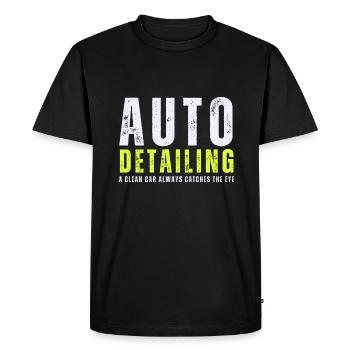 Mobile Car Polisher Waxer Interior Car Detailer - Men's Premium Organic T-Shirt - black - Front - Nico (187cm)