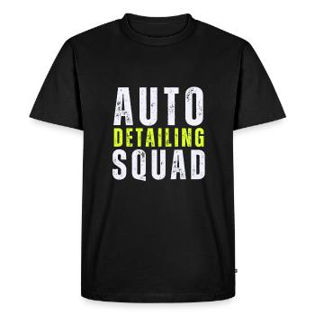 Mobile Car Polisher Waxer Interior Car Detailer - Men's Premium Organic T-Shirt - black - Front - Nico (187cm)