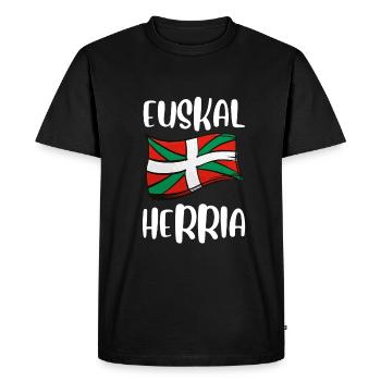 Euskal Presoak Euskal Herria Pays Basque - T-shirt Premium bio Homme - noir - Devant - Nico (187cm)