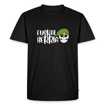Euskal Presoak Euskal Herria Pays Basque - T-shirt Premium bio Homme - noir - Devant - Nico (187cm)