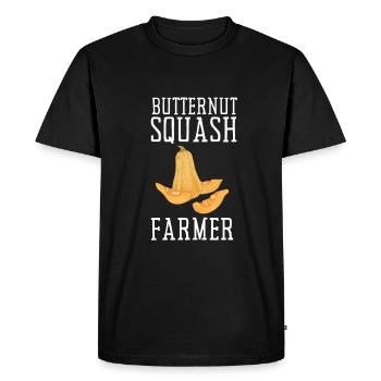Fresh Farmers Market, Organic Butternut Squash My - Men's Premium Organic T-Shirt - black - Front - Nico (187cm)