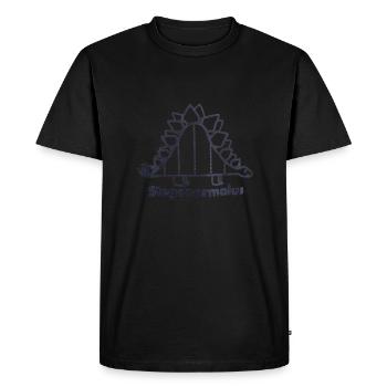 Data Scientist statisticien de la distribution normale - T-shirt Premium bio Homme - noir - Devant - Nico (187cm)