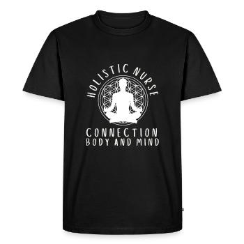 Homeopathy Alternative Medicine, Holistic Nursing - Men's Premium Organic T-Shirt - black - Front - Nico (187cm)