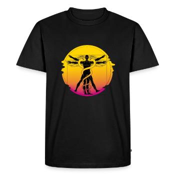 Homeopathy Alternative Medicine, Holistic Nursing - Men's Premium Organic T-Shirt - black - Front - Nico (187cm)