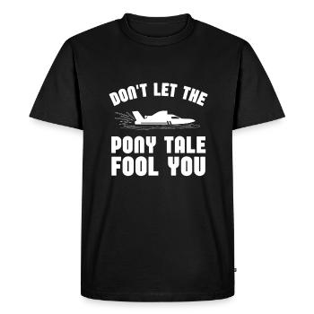 Courses de drag-boat et de hors-bord - T-shirt Premium bio Homme - noir - Devant - Nico (187cm)