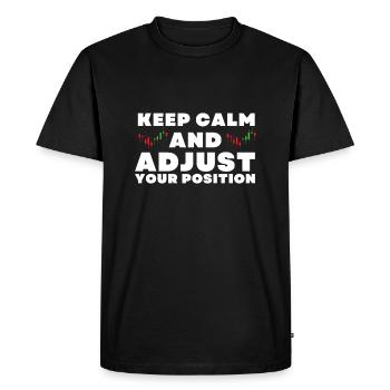 Options Trading Cash Secured Puts Future Forex - T-shirt Premium bio Homme - noir - Devant - Nico (187cm)