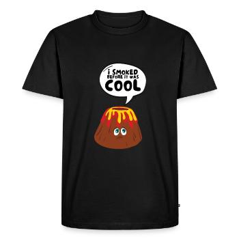 Volcanologists Geologist Magma Volcano - Men's Premium Organic T-Shirt - black - Front - Nico (187cm)