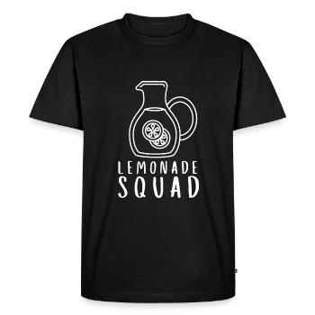 Vendre Lemonade Stand Boss Juice Business Citron - T-shirt Premium bio Homme - noir - Devant - Nico (187cm)