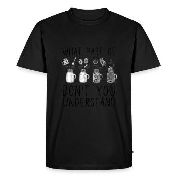 Vendre Lemonade Stand Boss Juice Business Citron - T-shirt Premium bio Homme - noir - Devant - Nico (187cm)