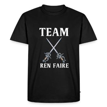 Huzzah Renaissance Festival Ren Faire Knight - T-shirt Premium bio Homme - noir - Devant - Nico (187cm)