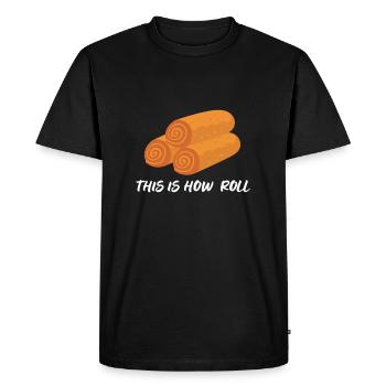Filipino Pride Pinoy Spring Roll Lumpia Thats How - T-shirt Premium bio Homme - noir - Devant - Nico (187cm)