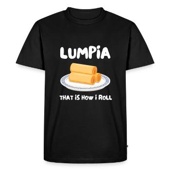 Filipino Pride Pinoy Spring Roll Lumpia Thats How - T-shirt Premium bio Homme - noir - Devant - Nico (187cm)