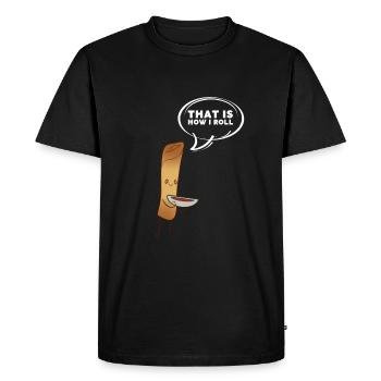 Filipino Pride Pinoy Spring Roll Lumpia Thats How - T-shirt Premium bio Homme - noir - Devant - Nico (187cm)