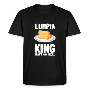Filipino Pride Pinoy Spring Roll Lumpia Thats How - T-shirt Premium bio Homme - noir - Devant - Nico (187cm)