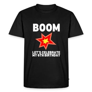 10 Years Old Science Birthday Kid 9 - Men's Premium Organic T-Shirt - black - Front - Nico (187cm)