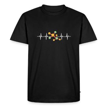10 ans Science Anniversaire Kid 9 - T-shirt Premium bio Homme - noir - Devant - Nico (187cm)