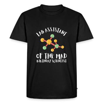 10 Years Old Science Birthday Kid 9 - Men's Premium Organic T-Shirt - black - Front - Nico (187cm)