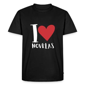 Telenovela Columbianas, émissions hispaniques et feuilletons - T-shirt Premium bio Homme - noir - Devant - Nico (187cm)