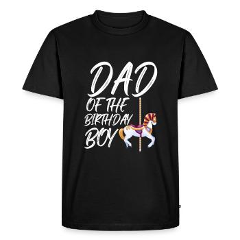 Fête de carnaval Birthday Girl Cumpleaños Carousel - T-shirt Premium bio Homme - noir - Devant - Nico (187cm)