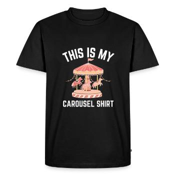 Fête de carnaval Birthday Girl Cumpleaños Carousel - T-shirt Premium bio Homme - noir - Devant - Nico (187cm)