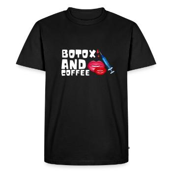 Botox Plastic Surgery And Aesthetic Nurse Injector - Men's Premium Organic T-Shirt - black - Front - Nico (187cm)