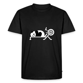 Erg Ergometer And Rowing Exercise Machine Rowing - Men's Premium Organic T-Shirt - black - Front - Nico (187cm)