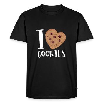 Scout Bakery Scouting Cookie Dealer - Men's Premium Organic T-Shirt - black - Front - Nico (187cm)
