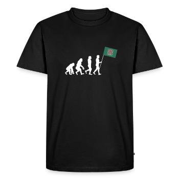 Native American Indian Abenaki - Men's Premium Organic T-Shirt - black - Front - Nico (187cm)