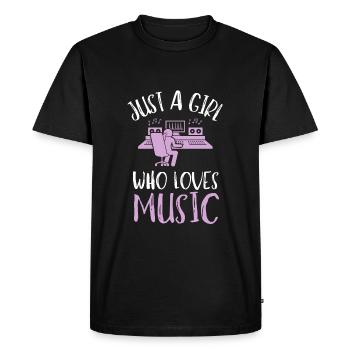 I'll Be At My Desk- Sound Engineer Recording - Men's Premium Organic T-Shirt - black - Front - Nico (187cm)
