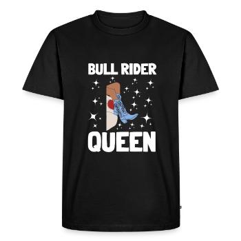 Future Bull Rider Steer Riding - T-shirt Premium bio Homme - noir - Devant - Nico (187cm)