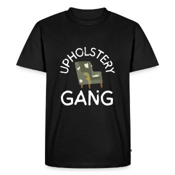 Restorer Furnishing Cushioning Upholstery - Men's Premium Organic T-Shirt - black - Front - Nico (187cm)