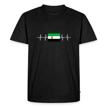 Espagne Région Espagnole Estrémadure - T-shirt Premium bio Homme - noir - Devant - Nico (187cm)
