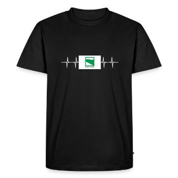 Italie Italien Émilie-Romagne - T-shirt Premium bio Homme - noir - Devant - Nico (187cm)