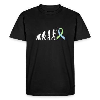 SPED Neurodiversité Dyscalculie - T-shirt Premium bio Homme - noir - Devant - Nico (187cm)