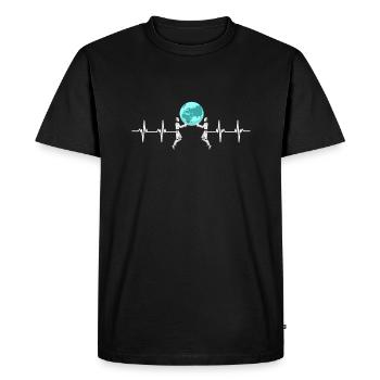 Artificial Intelligence Ai Chat - Men's Premium Organic T-Shirt - black - Front - Nico (187cm)