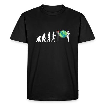 Artificial Intelligence Ai Chat - Men's Premium Organic T-Shirt - black - Front - Nico (187cm)
