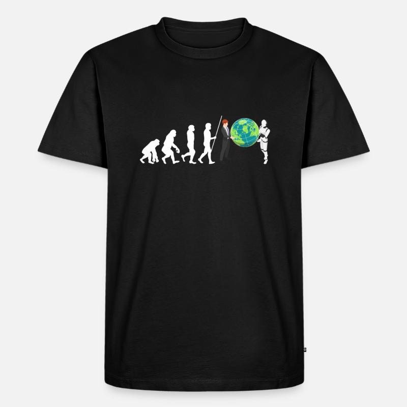 Artificial Intelligence Ai Chat - Männer Premium Bio T-Shirt - Schwarz