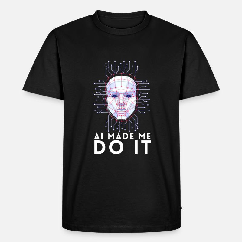 Artificial Intelligence Ai Chat - Männer Premium Bio T-Shirt - Schwarz