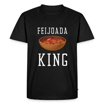 Brazil Brazilian Pork Bean Stew Feijoada - Men's Premium Organic T-Shirt - black - Front - Nico (187cm)