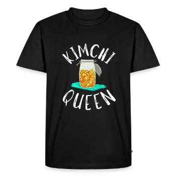 KBBQ Korean BBQ Kimchi Ramen - Men's Premium Organic T-Shirt - black - Front - Nico (187cm)