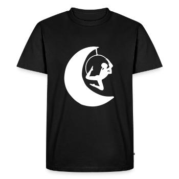 Cheerleader Tumbling Acrobat Cartwheel Maman - T-shirt Premium bio Homme - noir - Devant - Nico (187cm)