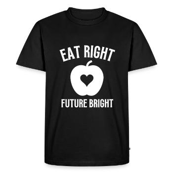 Holistic Nutritionist National Nutrition Month - Men's Premium Organic T-Shirt - black - Front - Nico (187cm)