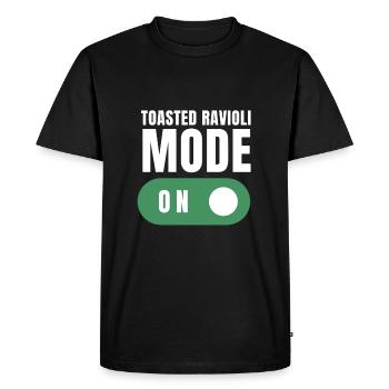 Raviolis grillés à St. Louis - T-shirt Premium bio Homme - noir - Devant - Nico (187cm)
